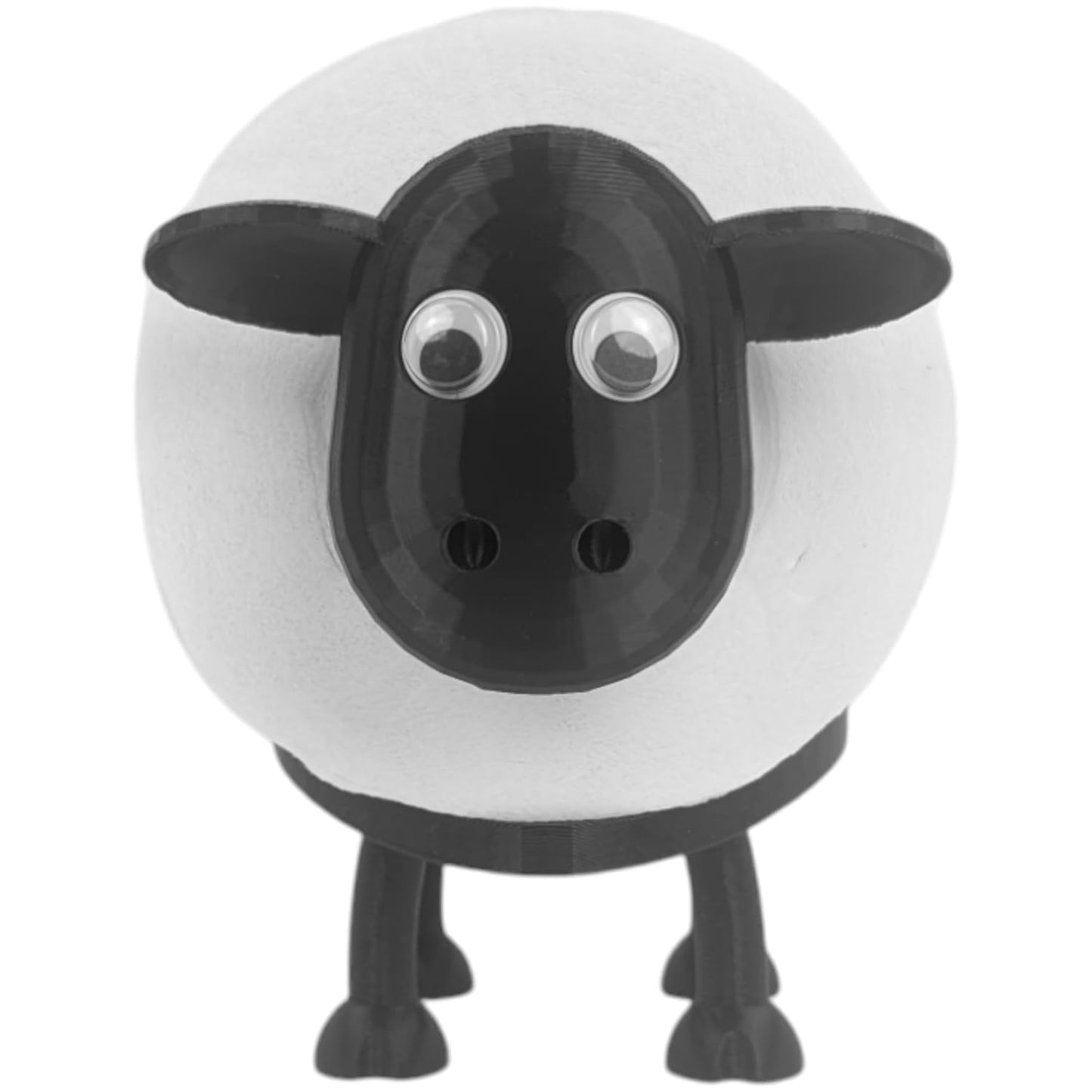 Dekorify Sheep Toilet Paper Holder | Funny Toilet Paper Holder | Black Sheep Cute Toilet Paper Holder | Funny Bathroom Decor | Funky Unique Toilet Paper Holder | Single Unit