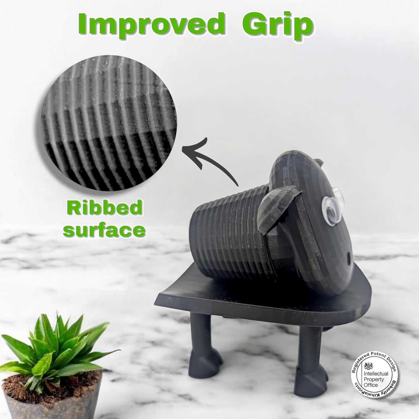 Dekorify Sheep Toilet Paper Holder | Funny Toilet Paper Holder | Black Sheep Cute Toilet Paper Holder | Funny Bathroom Decor | Funky Unique Toilet Paper Holder | Single Unit