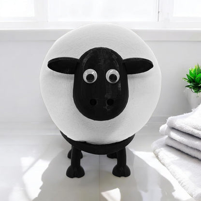 Dekorify Sheep Toilet Paper Holder | Funny Toilet Paper Holder | Black Sheep Cute Toilet Paper Holder | Funny Bathroom Decor | Funky Unique Toilet Paper Holder | Single Unit